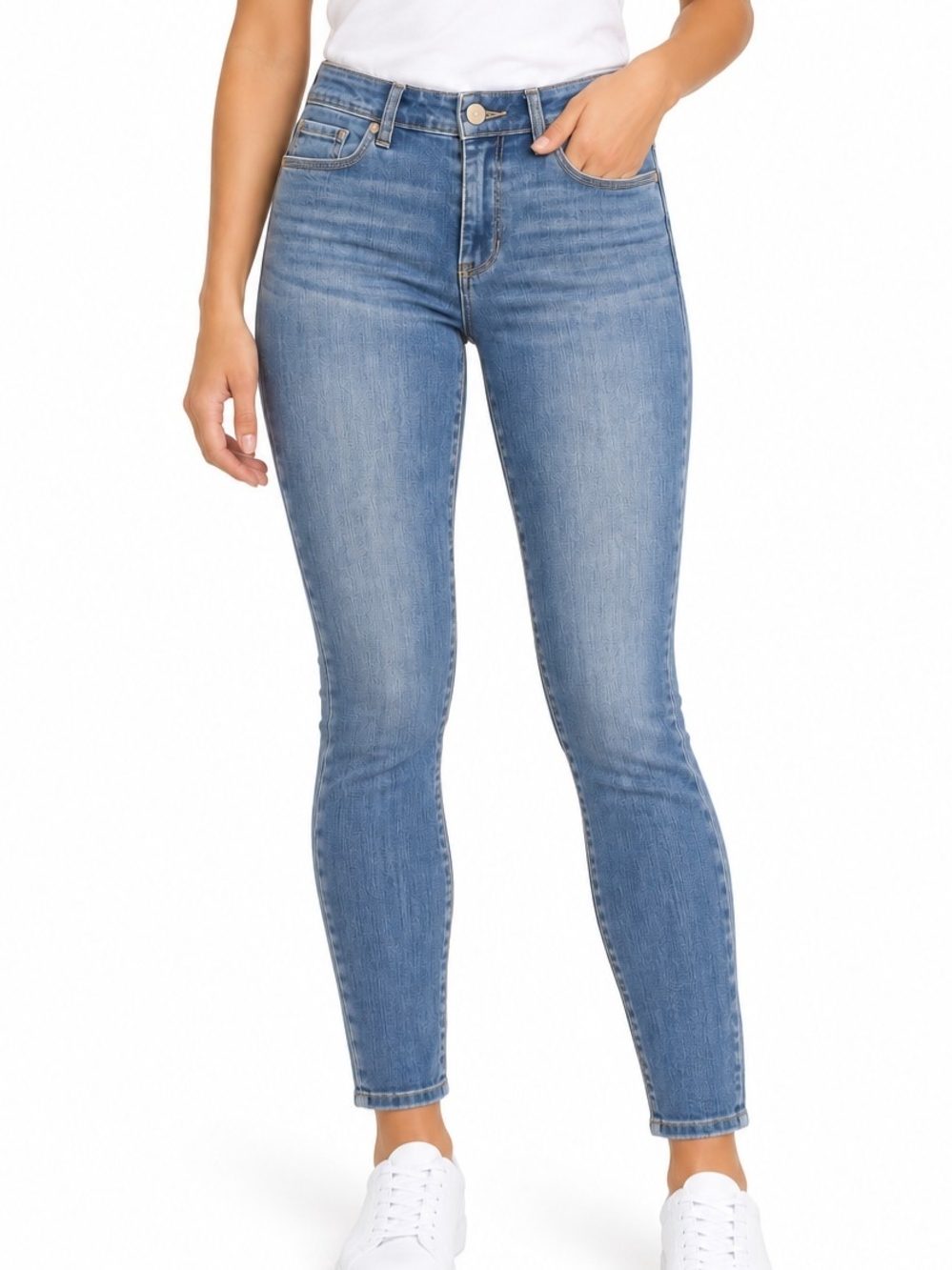 LC Lauren Conrad Light Wash Mid-Rise Skinny Jeans NWT
